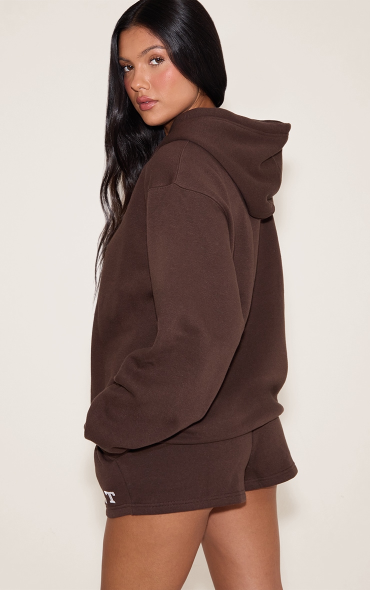 Espresso Logo Oversized Hoodie image 2