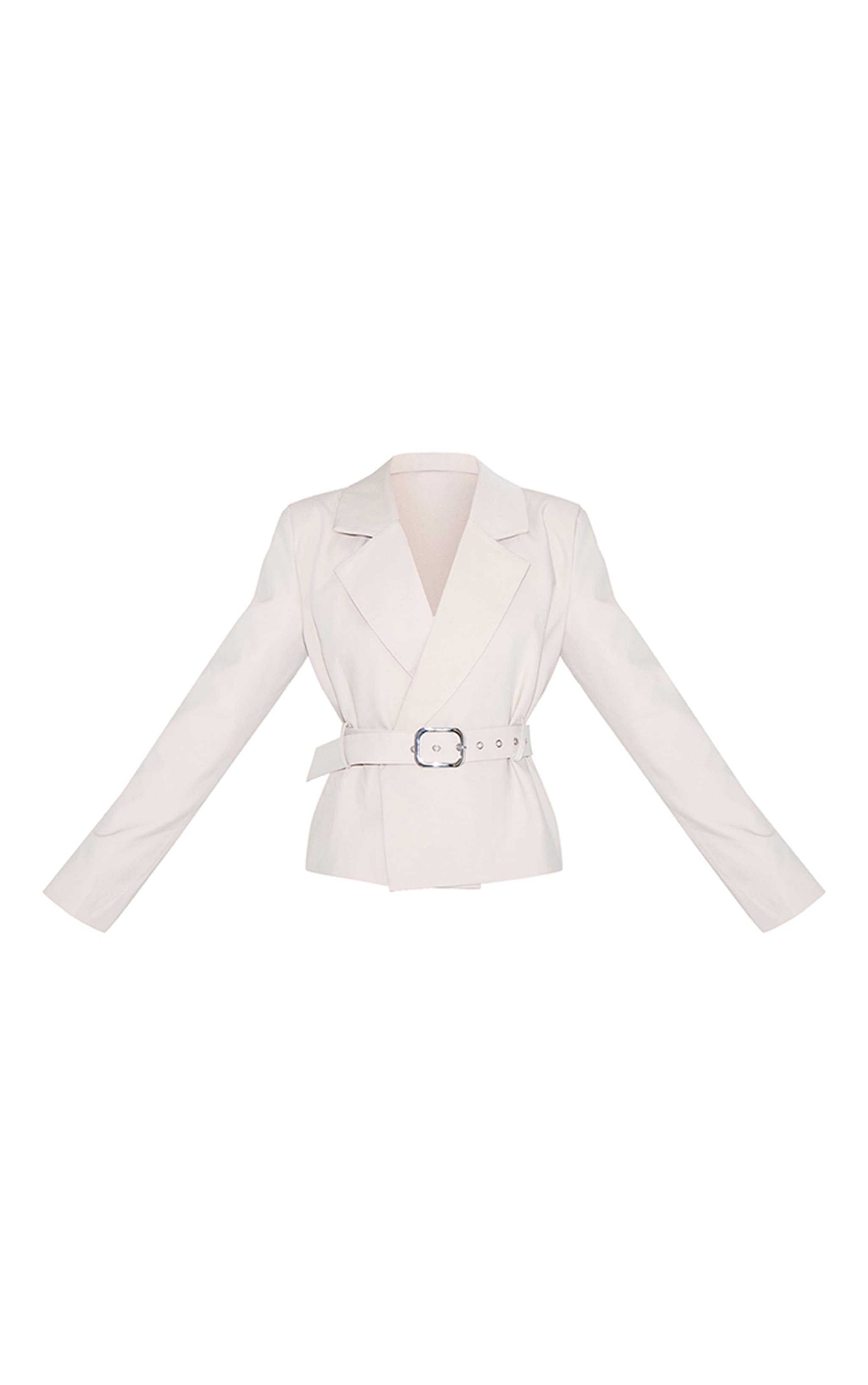 Sand Tailored Woven Cropped Trench image 5