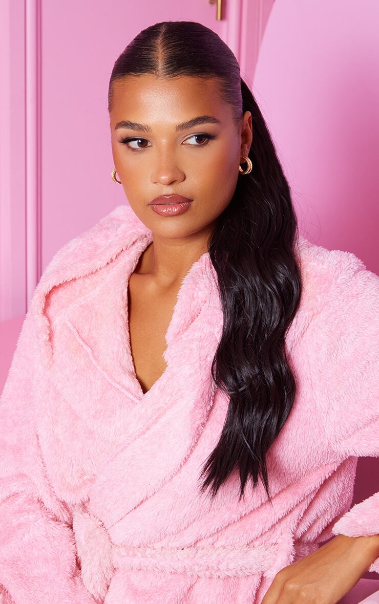 Lullabellz Midi Grande Brushed Out Wave 22" Wraparound Pony Dark Brown image 2