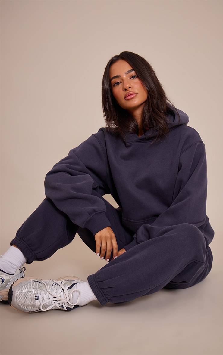 Petite Navy Cuffed Sweatpants image 4