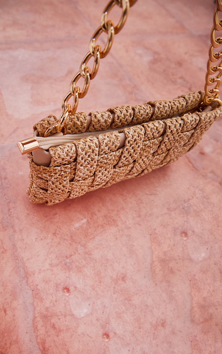 Sand Oversized Weave Shoulder Bag image 4