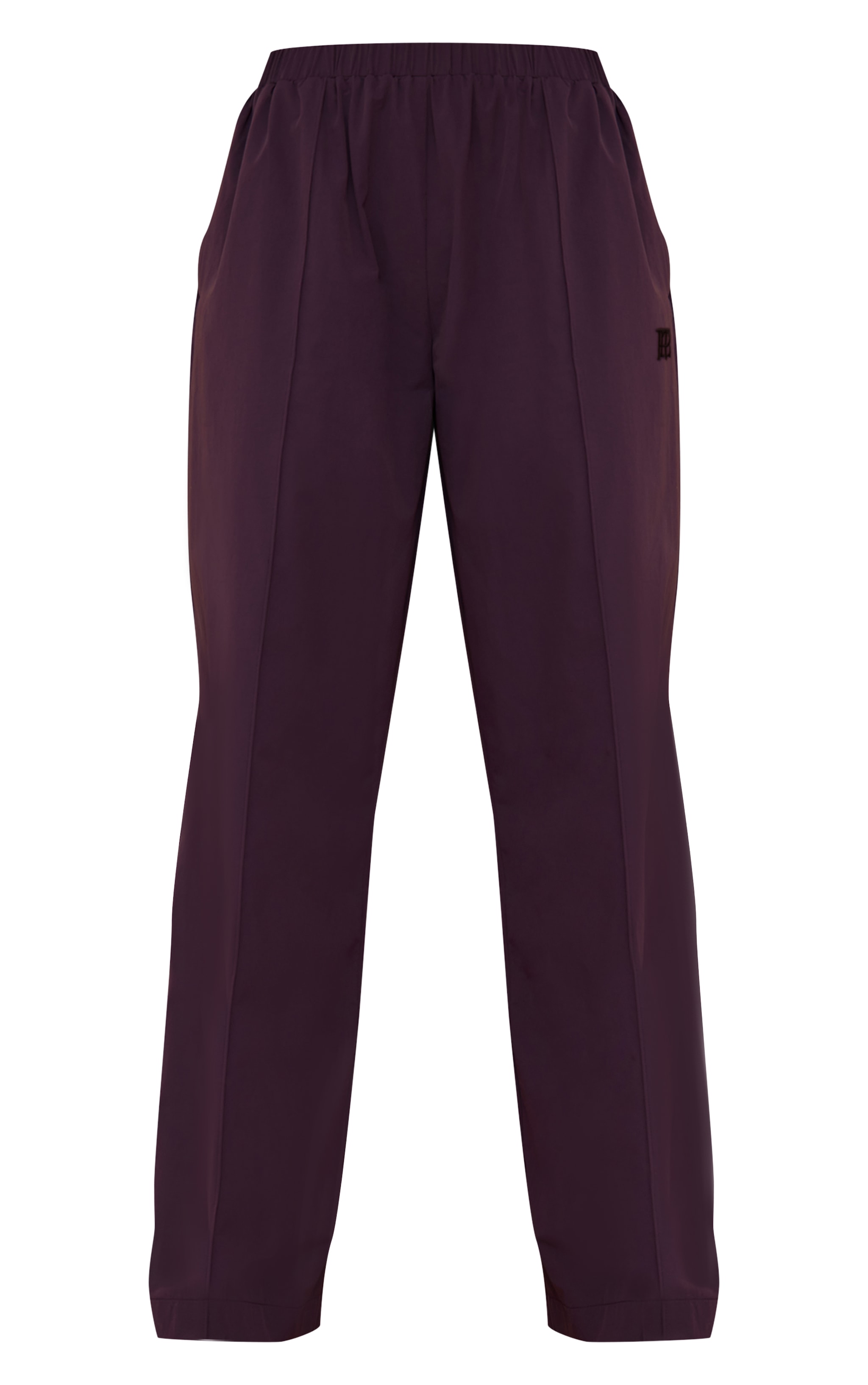 Plum Shell Piping Track Pants image 5