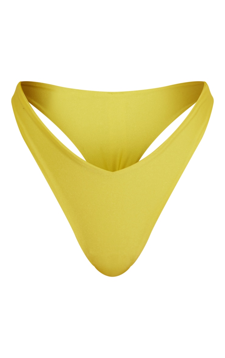 Yellow Mix & Match Bandeau Bikini Top image 1