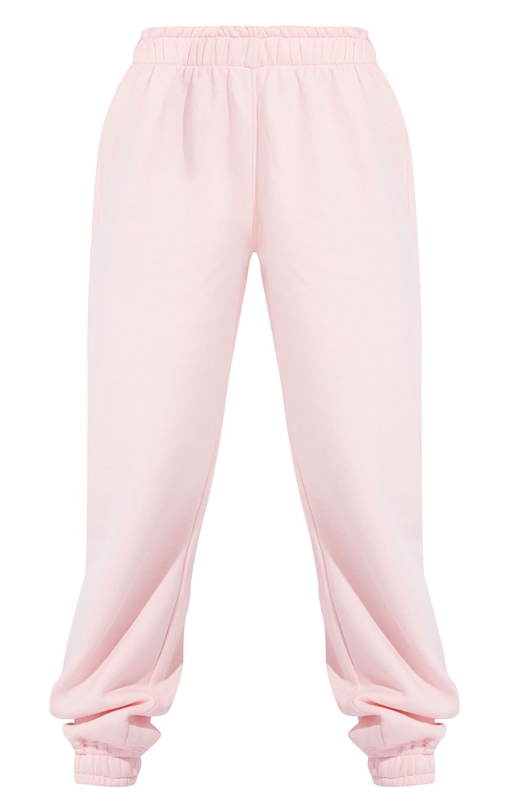 light pink track pants