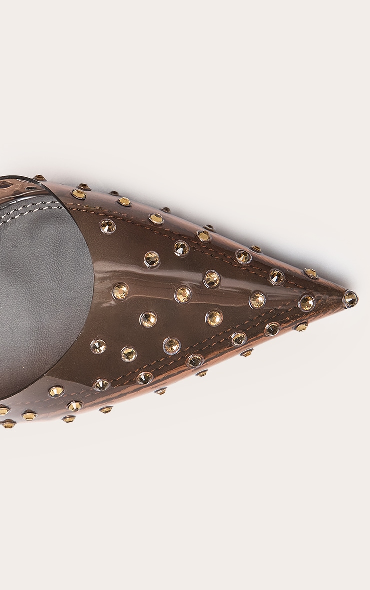 Smokey Chocolate Hot Fix Heeled Sandal image 5