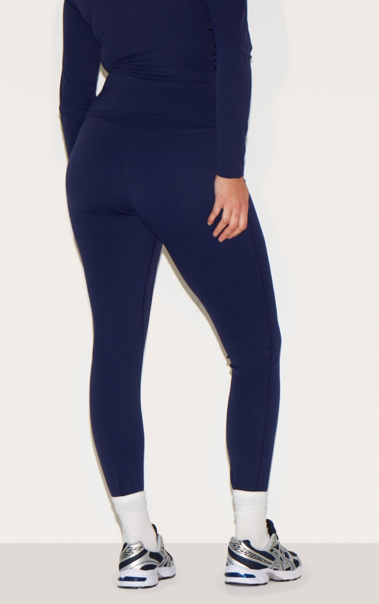 Navy Ultimate Sculpt High Waist Gym Leggings image 7