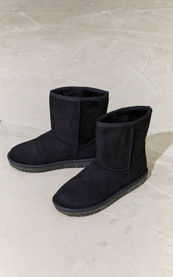 faux suede ankle boots