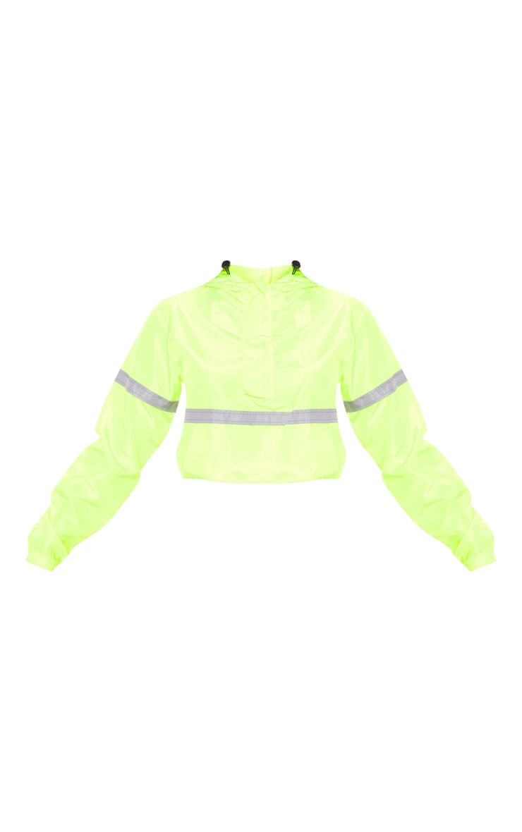 Neon Yellow Tracksuit Windbreaker PrettyLittleThing