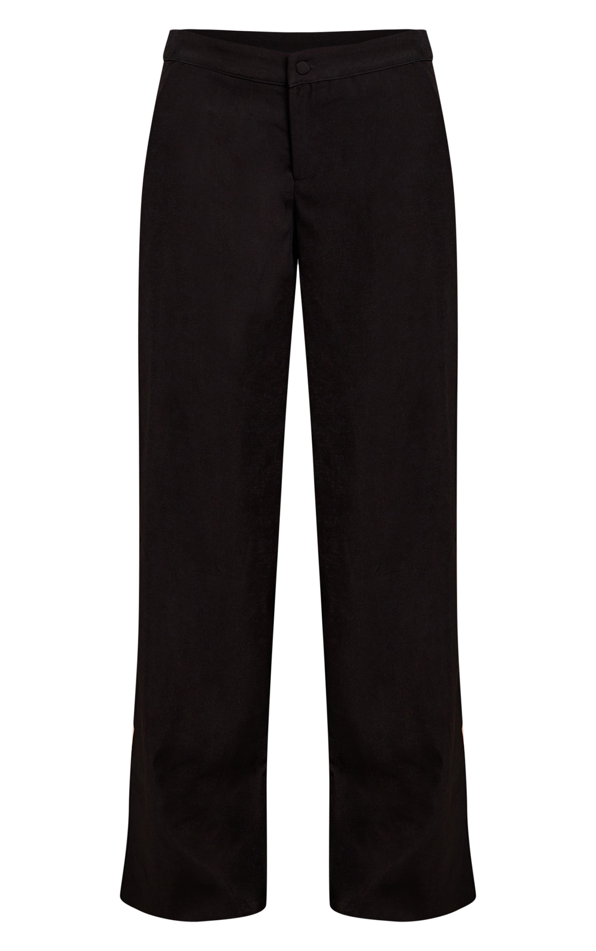 Black Heavy Weight Woven Pants image 5