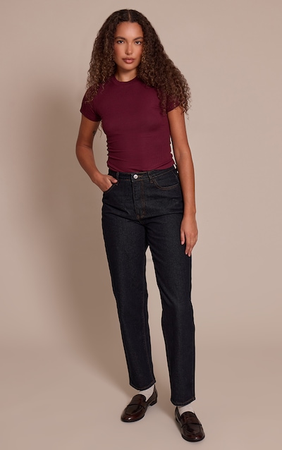 Tall Dark Indigo High Waist Mom Jeans