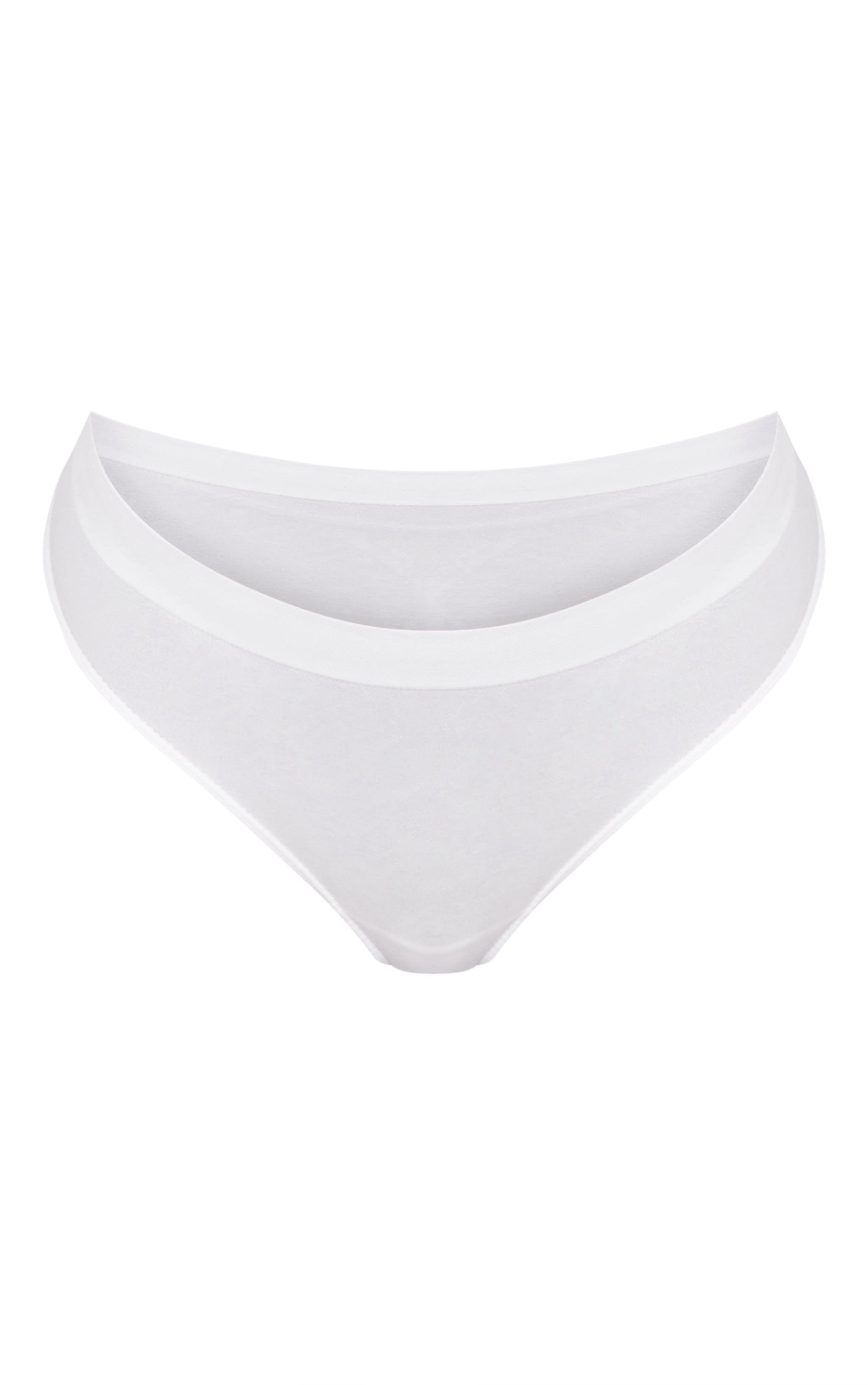 String simple blanc sans coutures image 5