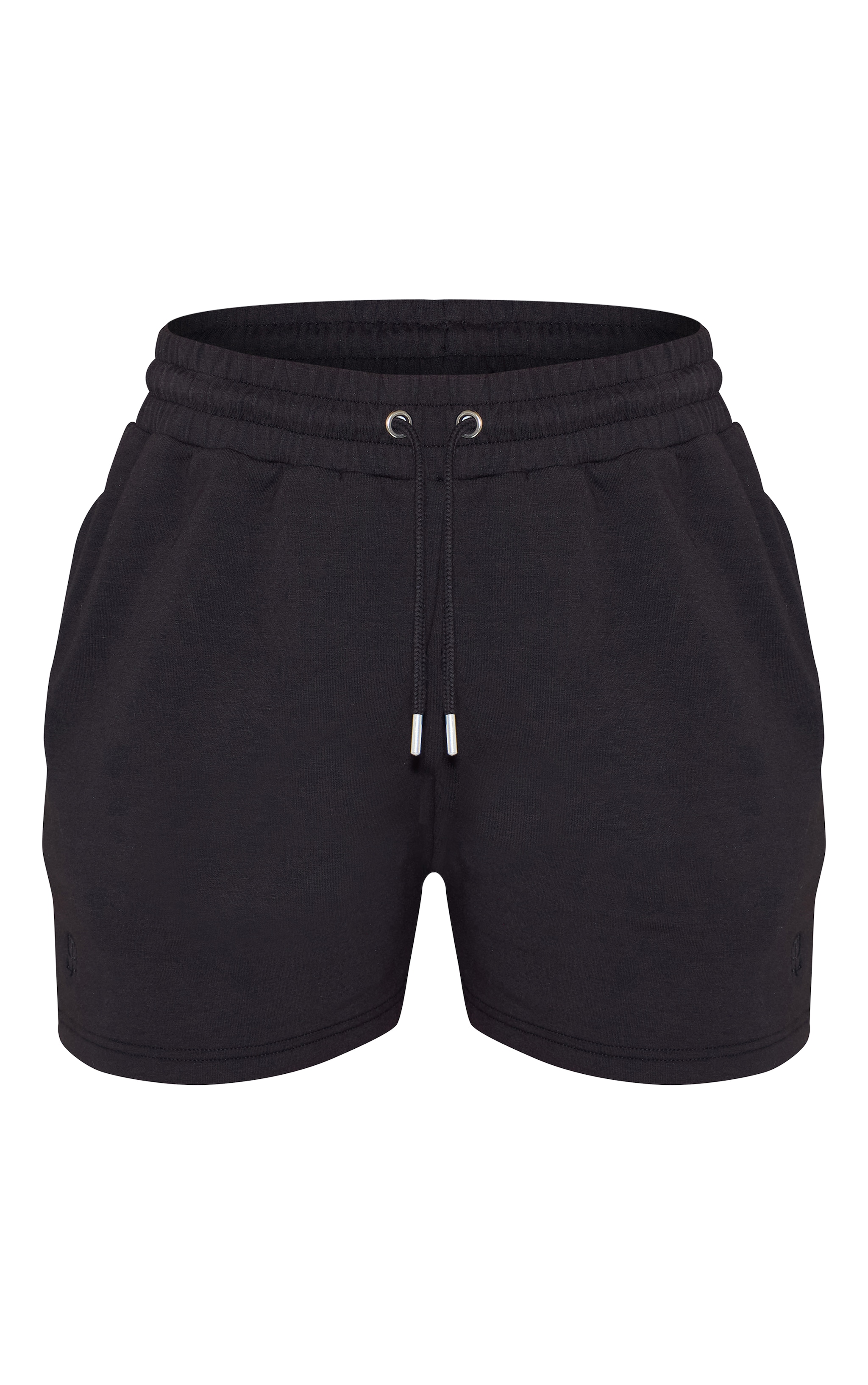 Tall Short tissé noir à logo brodé image 6