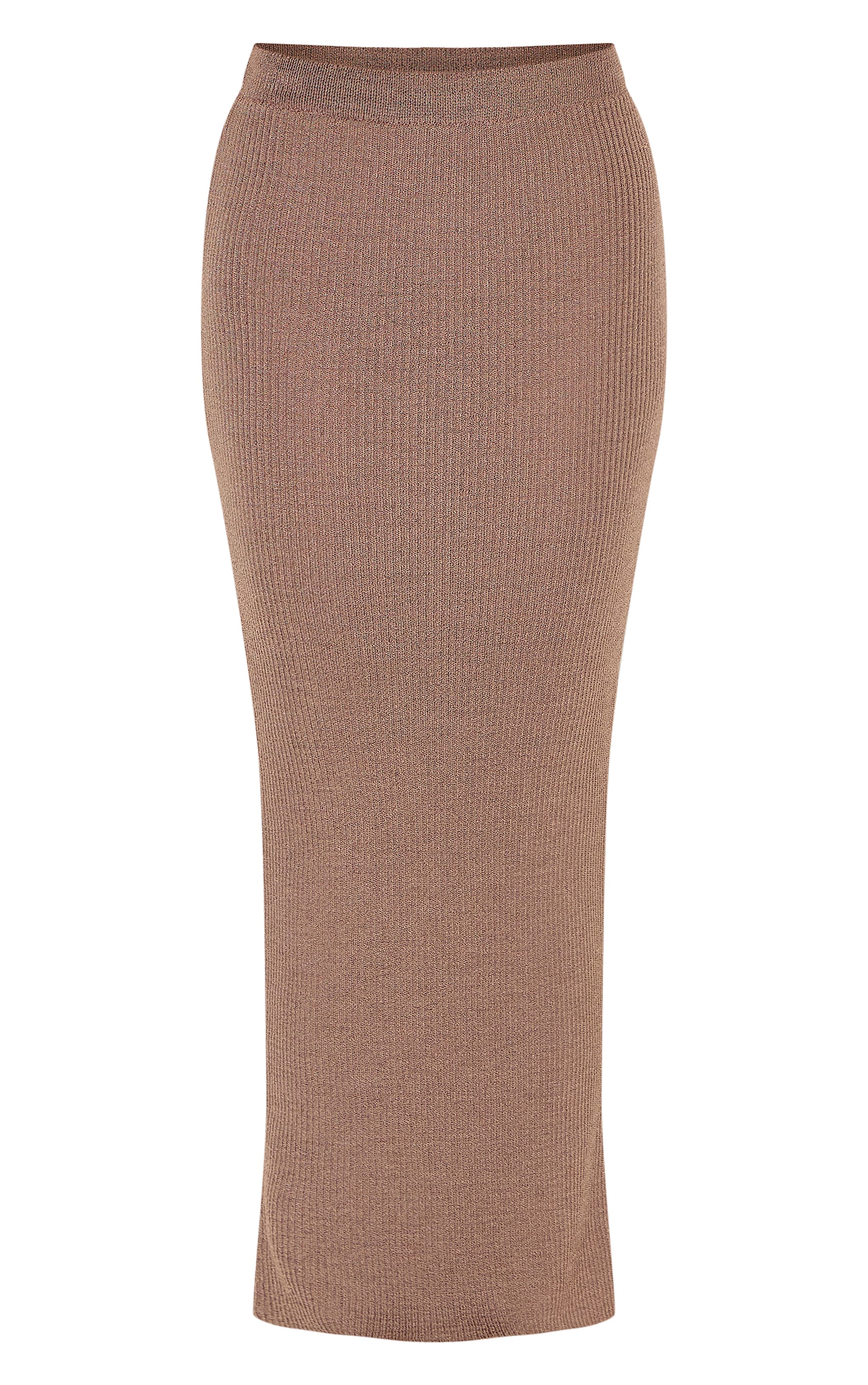 Deep Mocha Filagree Maxi Skirt image 5
