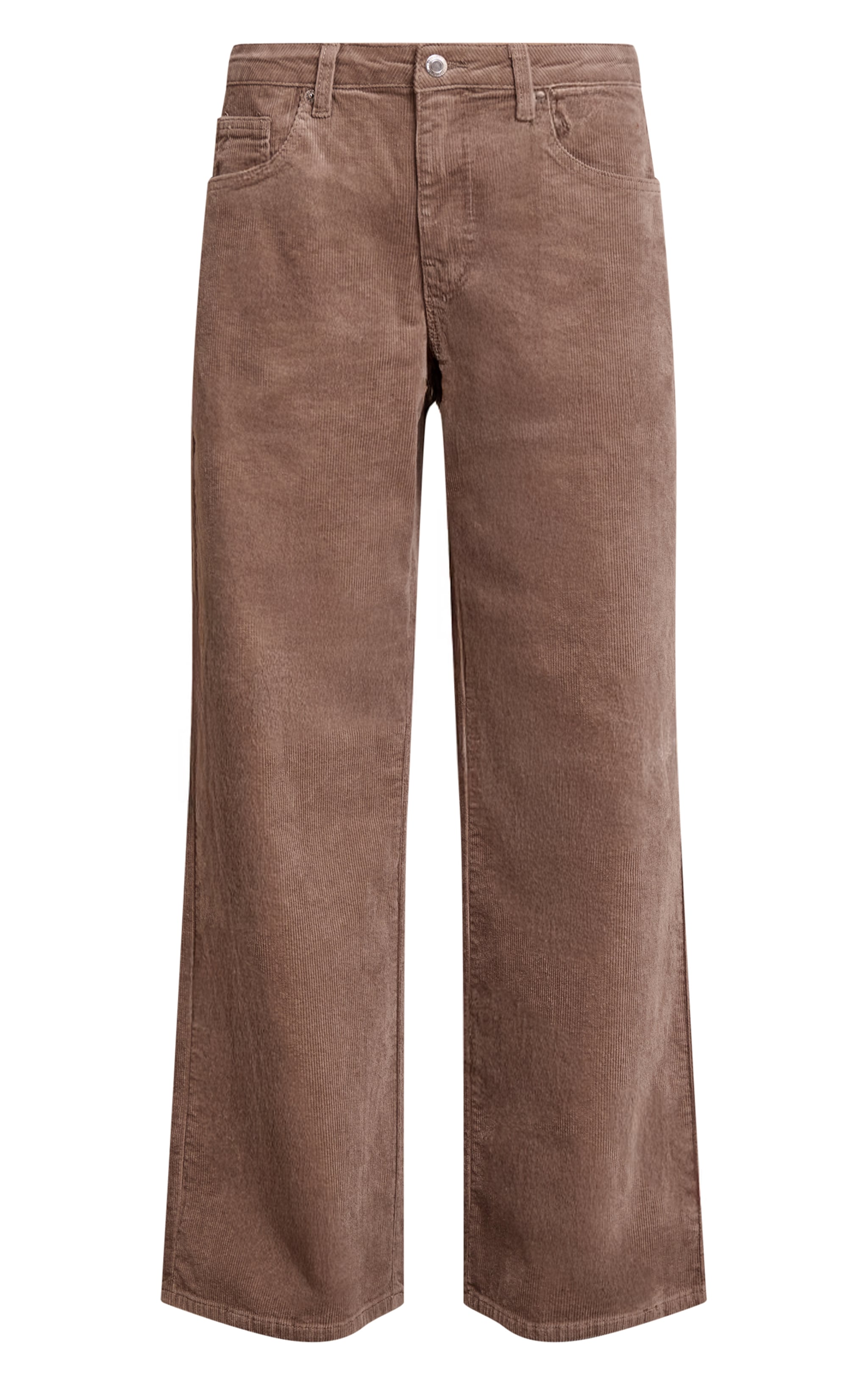 Taupe Cord Wide Leg Jeans image 5