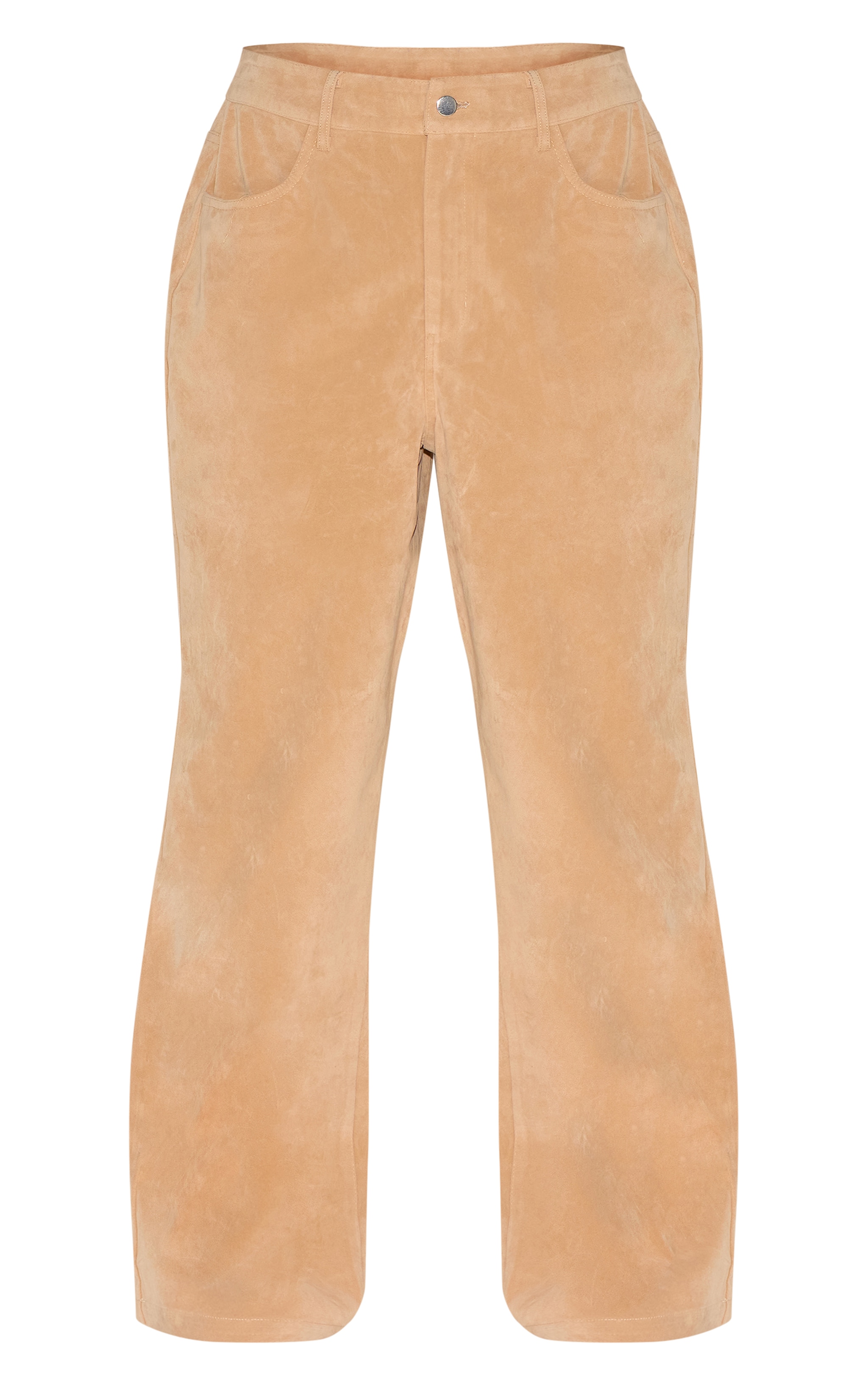 Plus Stone Faux Suede Wide Leg Pants image 5