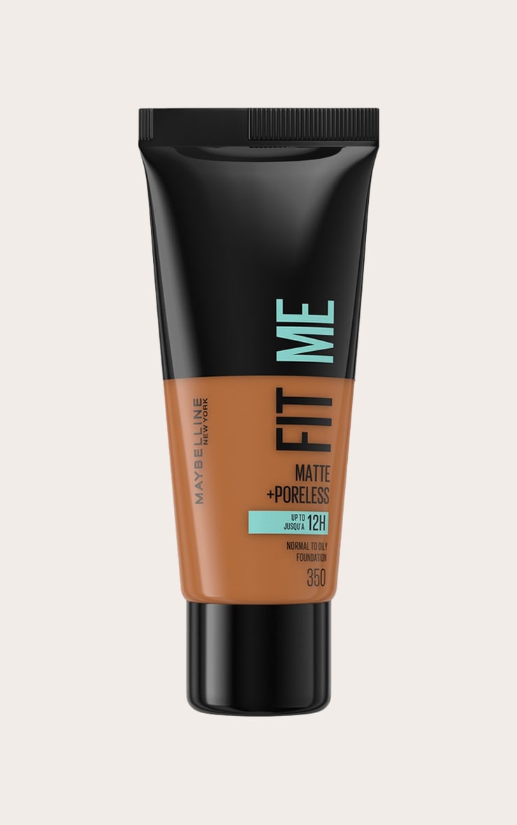 Maybelline Fond de teint Fit Me Matte & Poreless 350 Caramel image 1