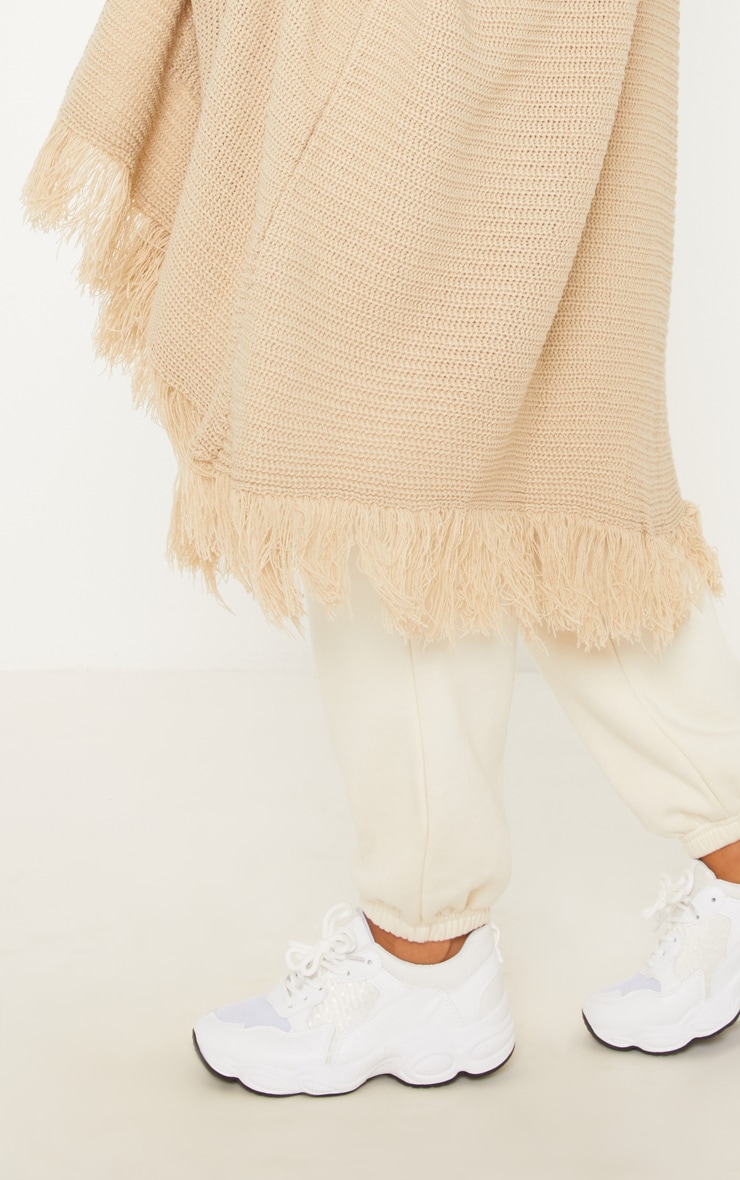 Stone Tassel Knitted Cape Cardigan image 5