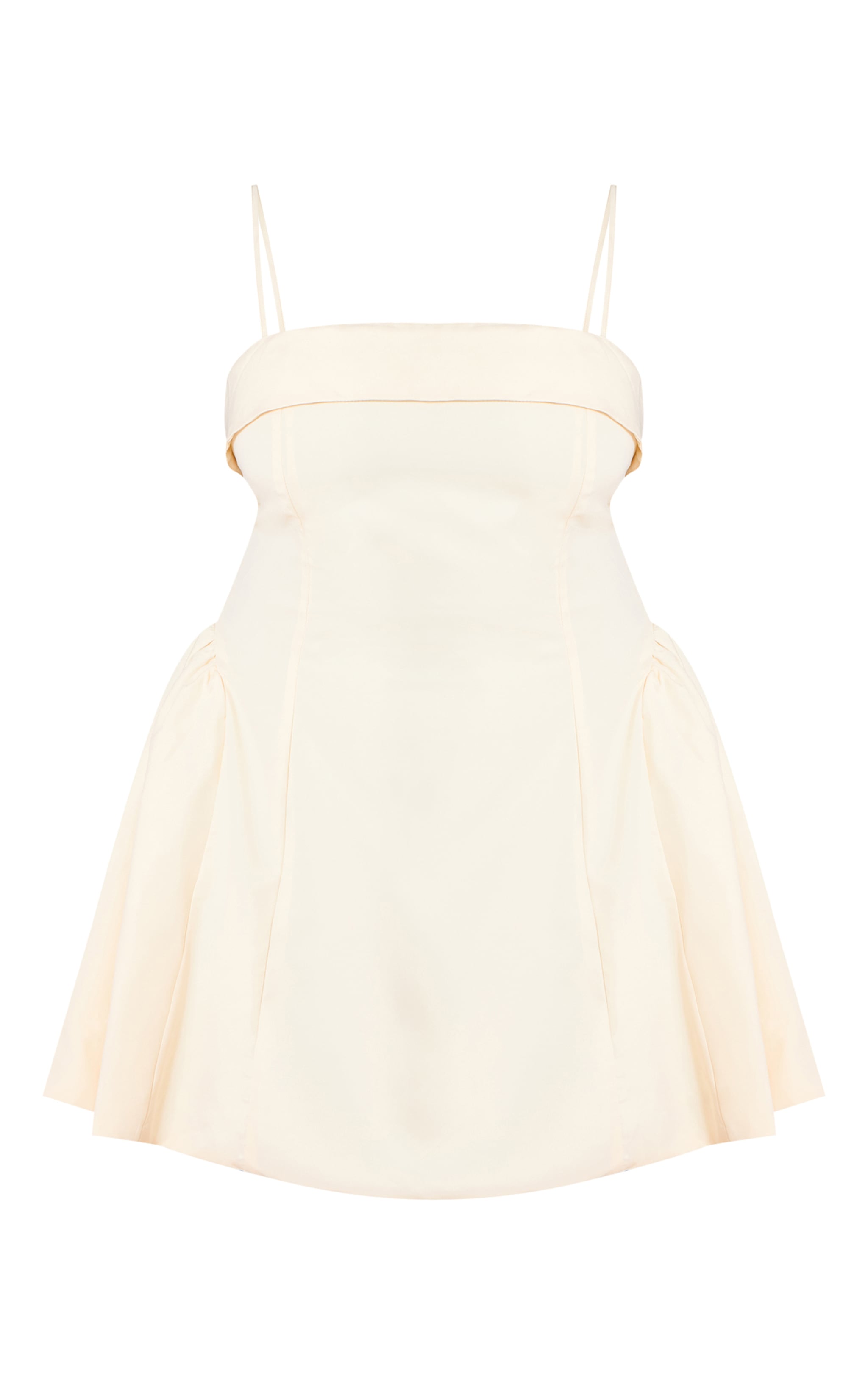 Plus Lemon Strappy Structured Shift Dress image 5