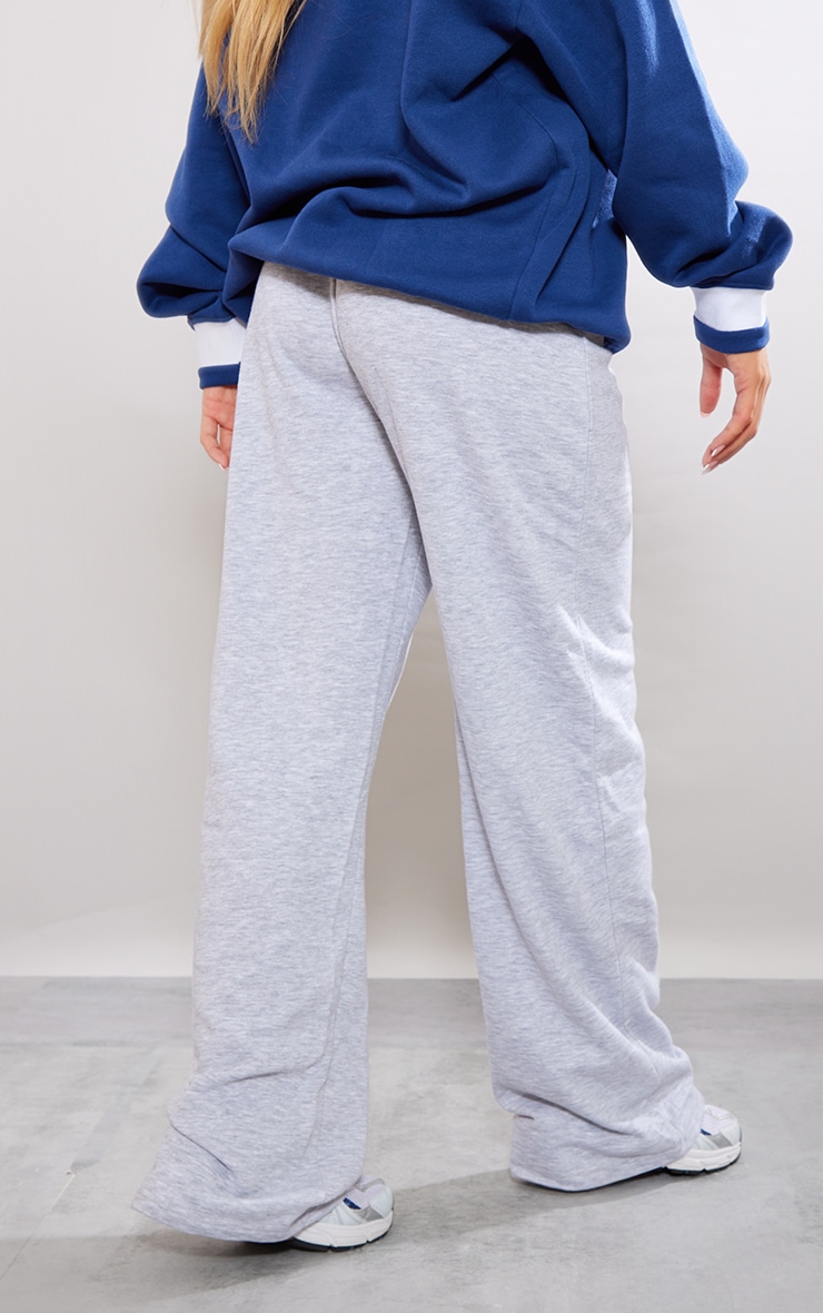 Ash Grey Loopback Basic Track Pants image 3