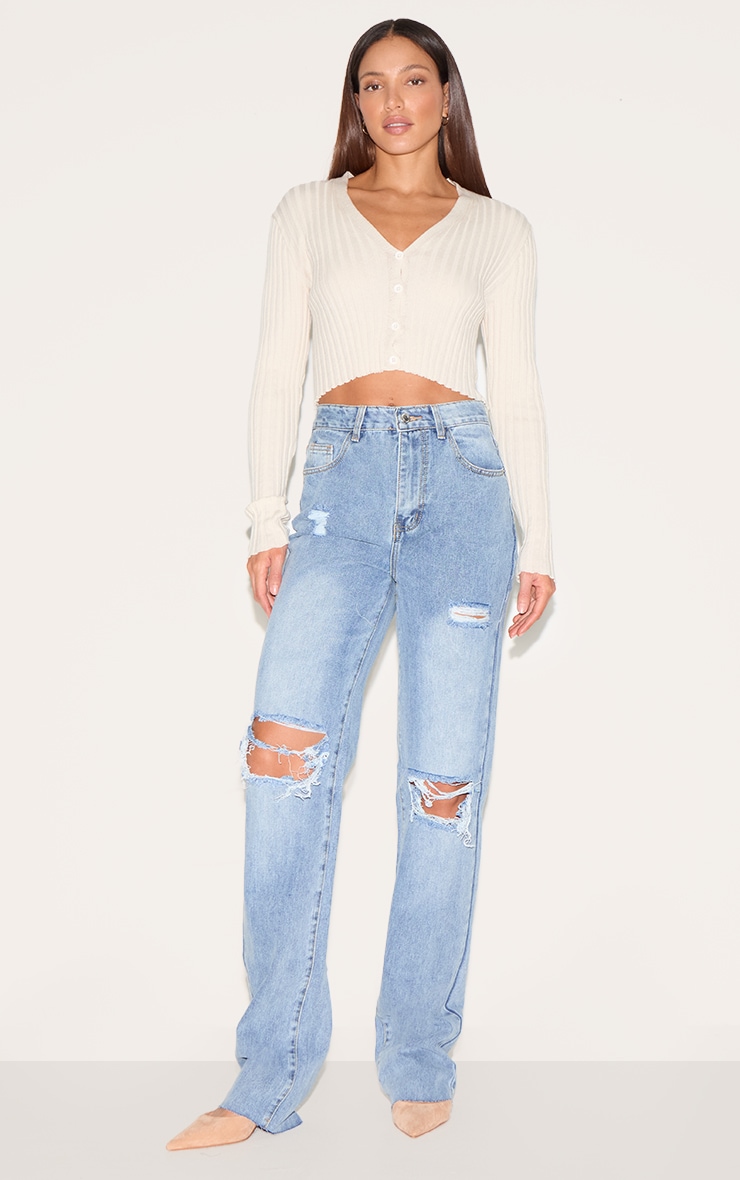 Straight Leg Jeans | Straight Jeans | PrettyLittleThing USA
