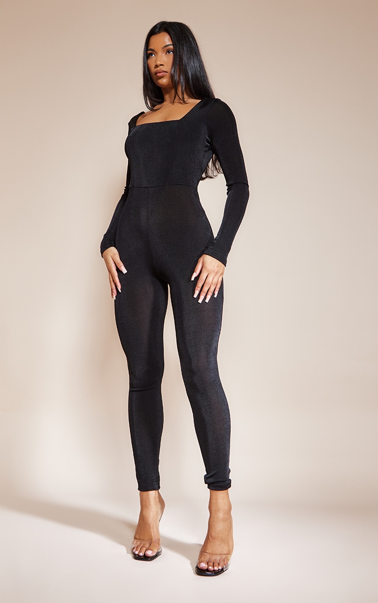 Low neck jumpsuit on sale