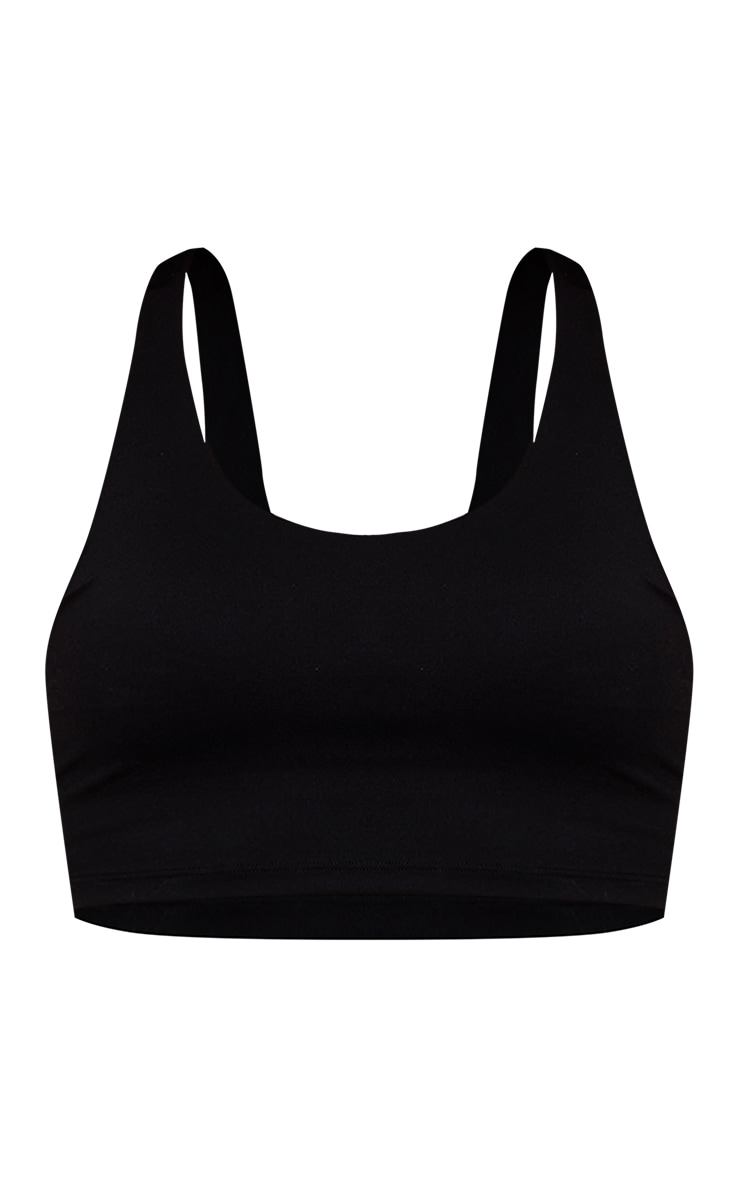 Black Ultimate Sculpt Double Layer Padded Sports Bra image 5