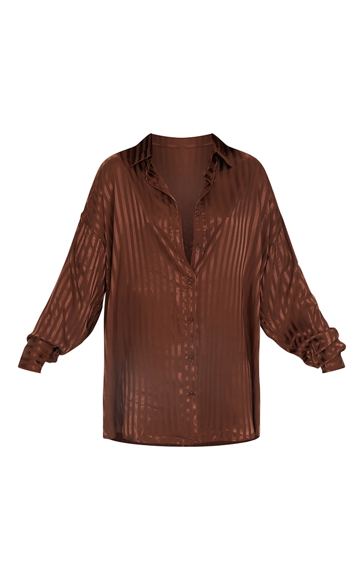 Slice of Happiness Striped Shirt Dress - Oatmeal/Taupe