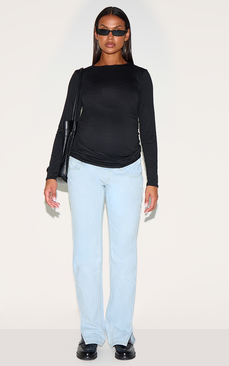 Maternity Light Blue Slim Fit Jeans