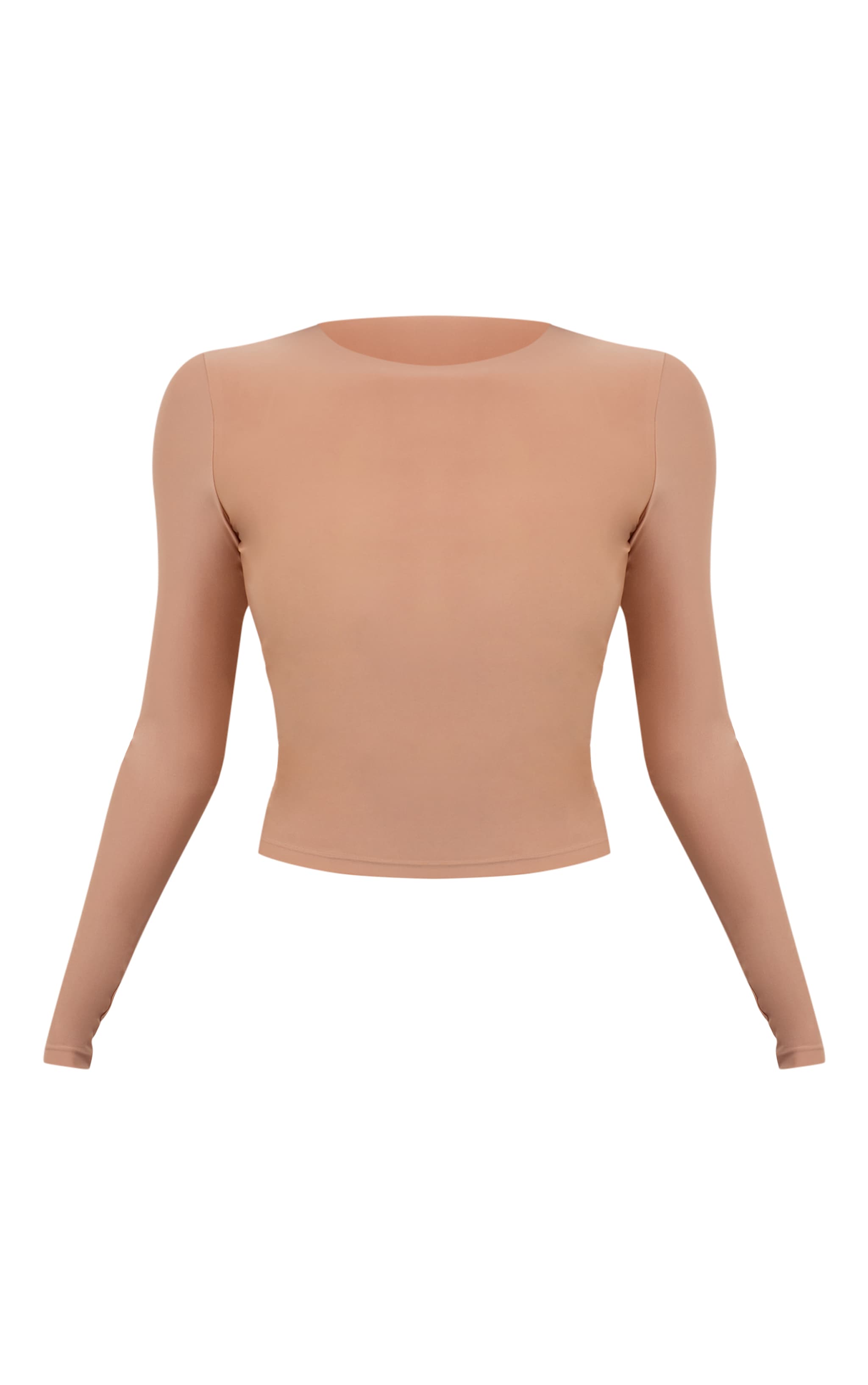 Vanilla Polyamide Longline T- Shirt image 5