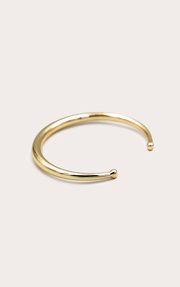 Gold Plated Flared Bangle image 2