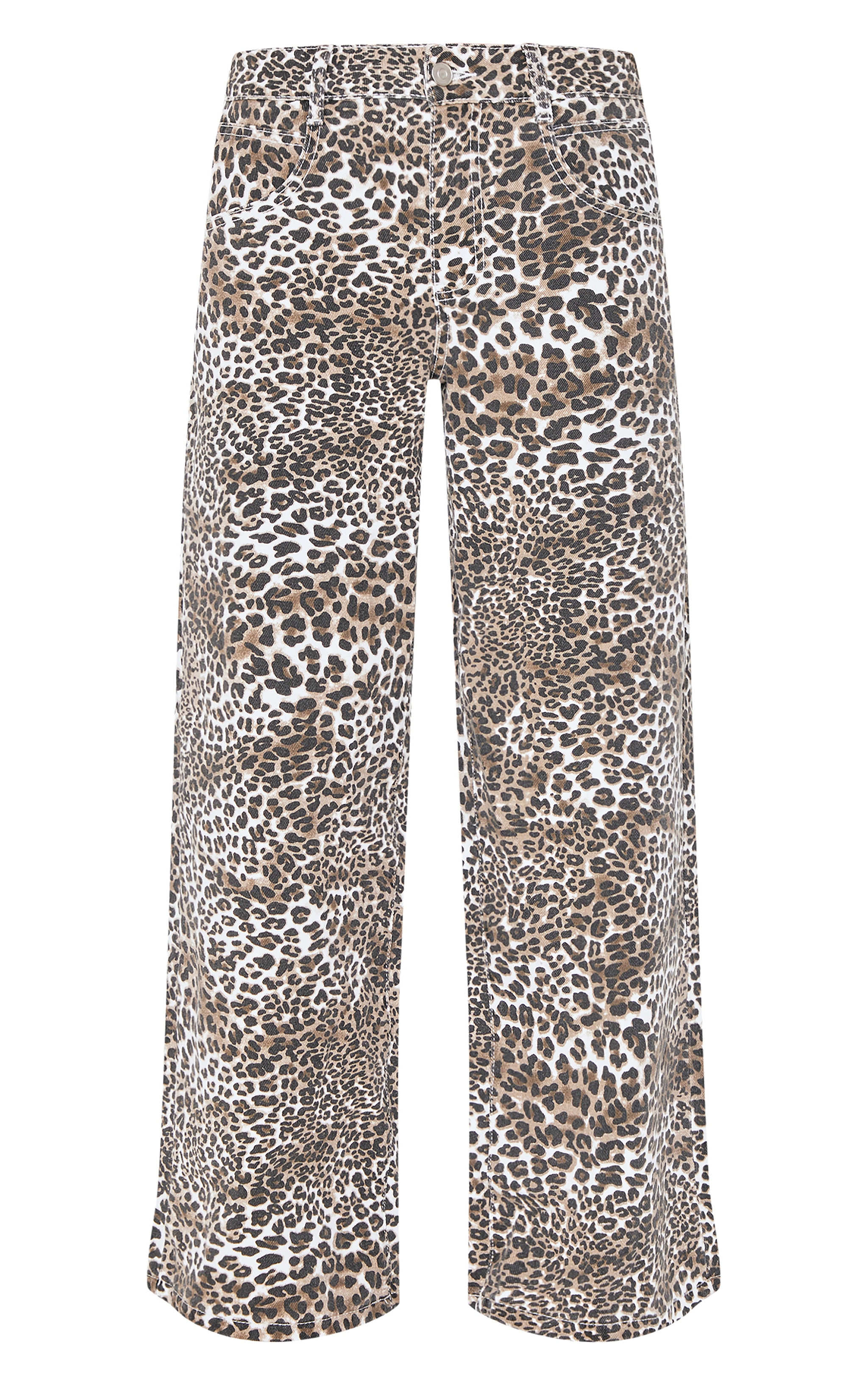 Leopard Print High Waist Wide Leg Jeans image 5