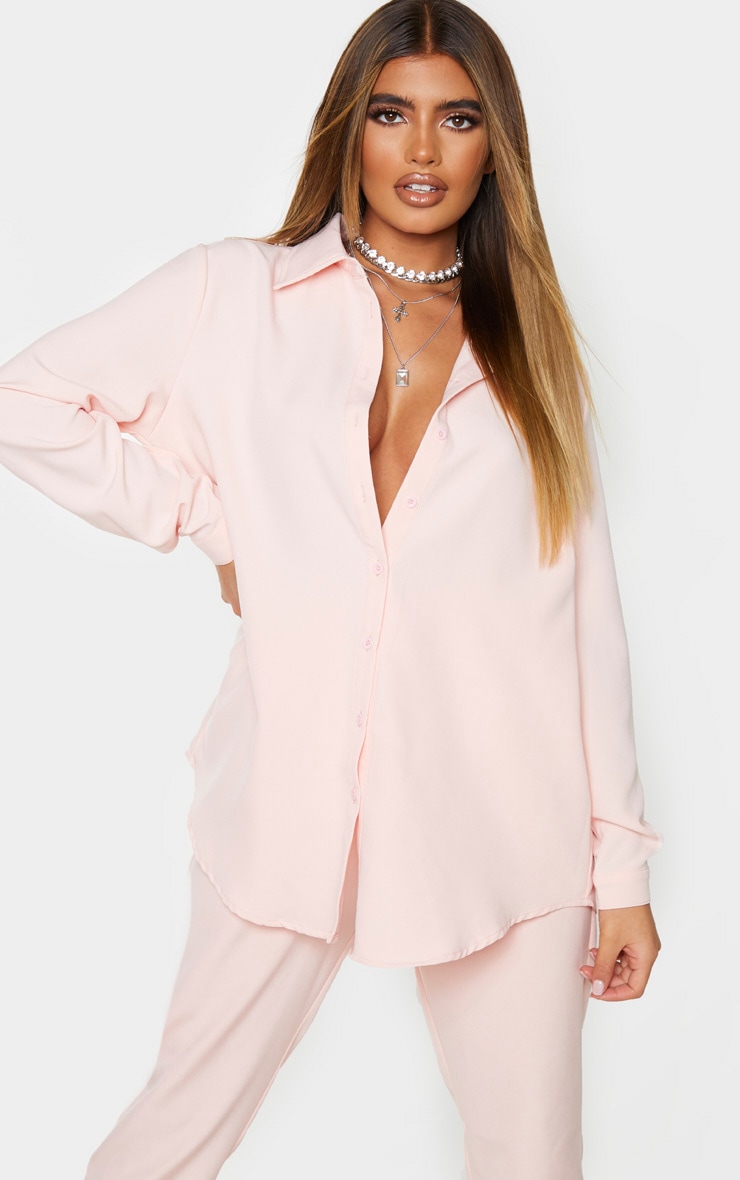 Light Pink Oversized Shirt
