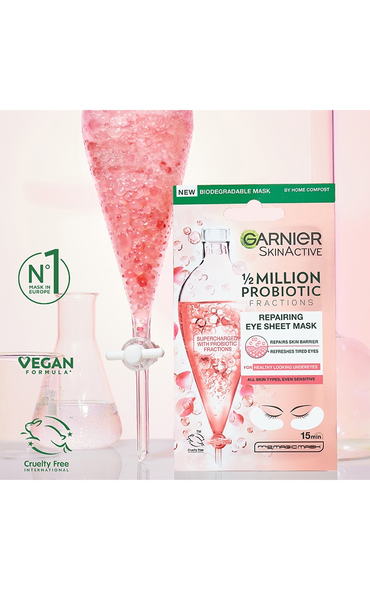 Garnier SkinActive Probiotic Repairing Eye Sheet Mask image 5