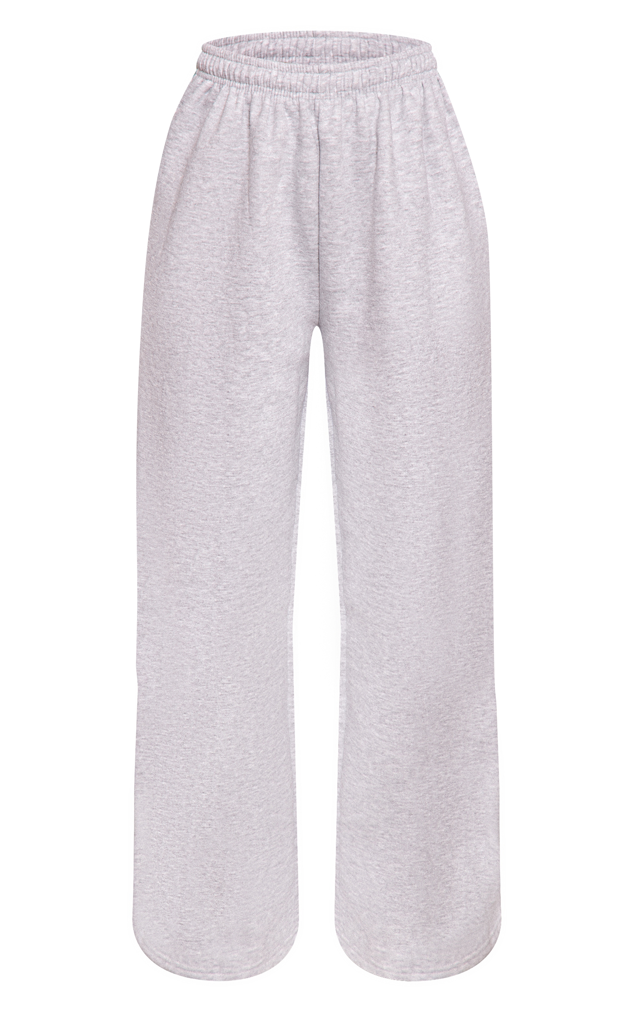 Petite Ash Grey Super Wide Leg Track Pants image 5