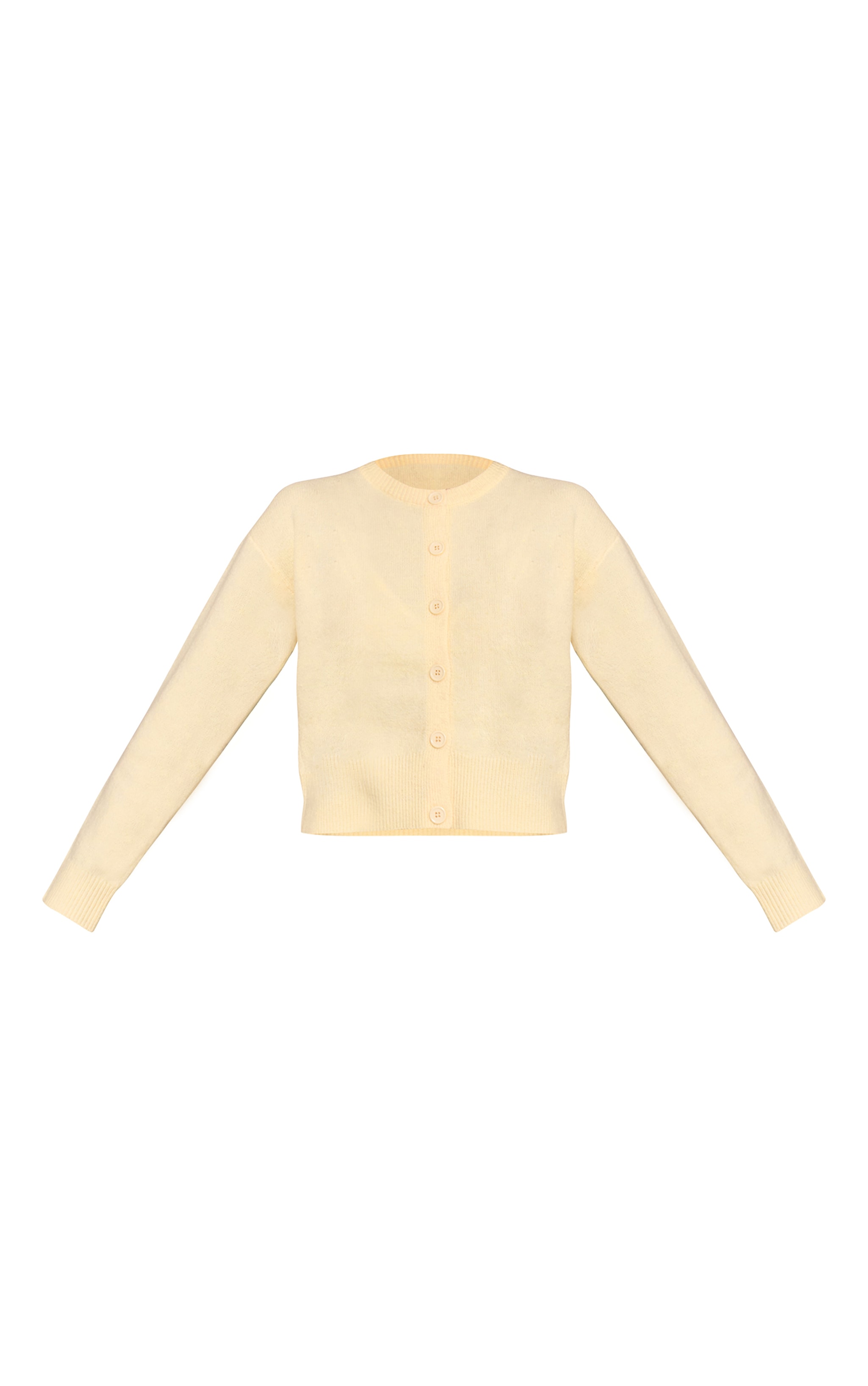 Lemon Crew Neck Knit Cardigan image 5