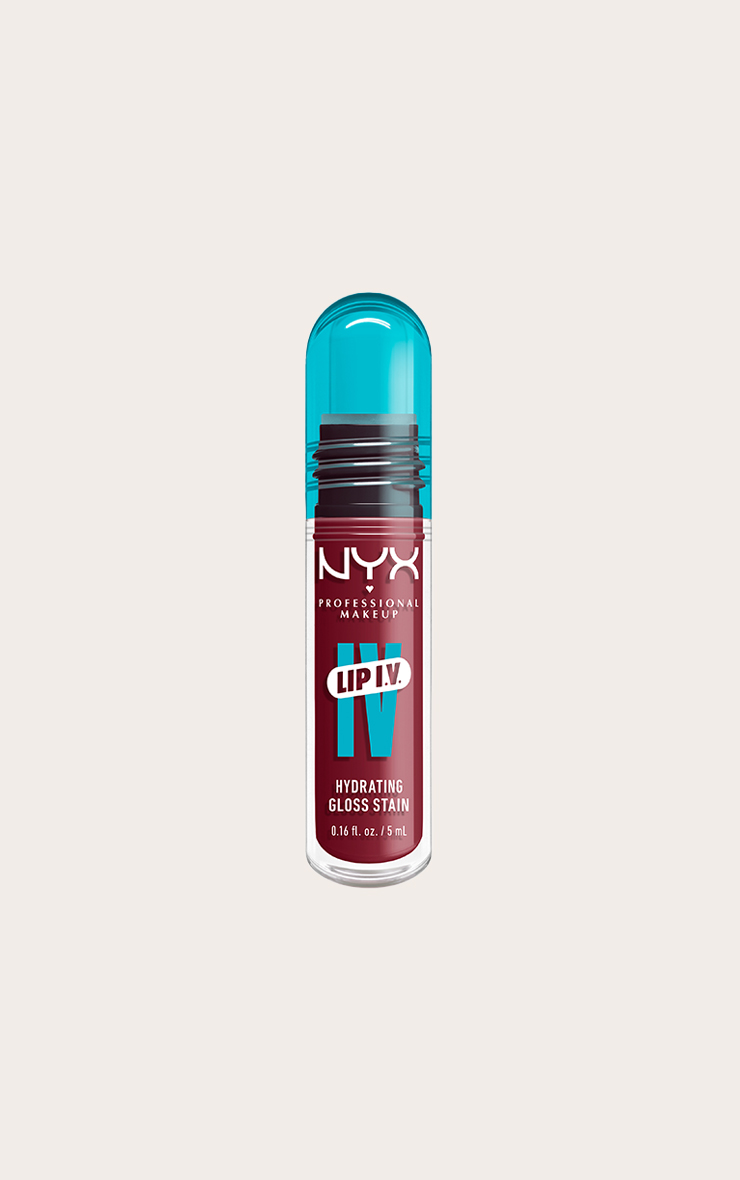 NYX PMU Lip Iv Hydrating Gloss Stain Lip Gloss - Bubblegum Burst image 1