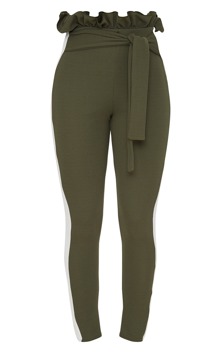 khaki skinny jeans with pockets on sides side