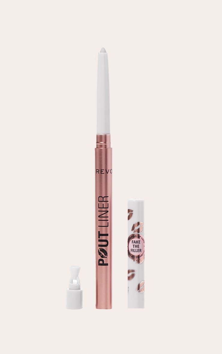 Revolution Pout Bomb Plumping Lip Liner Fake The Filler Clear image 3