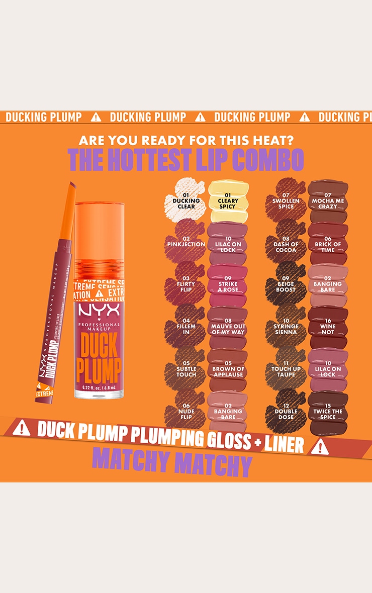 NYX PMU Duck Plump Plumping Lip Liner Flirty Flip image 2