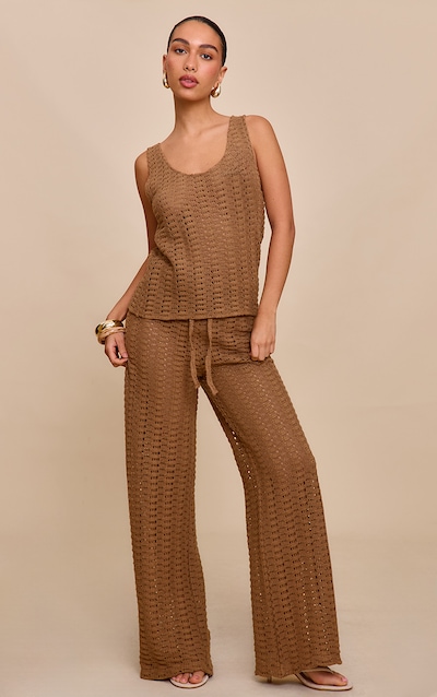 Olive Mid Rise Straight Leg Pant