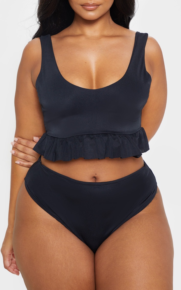 Plus Black Bikini Bottom