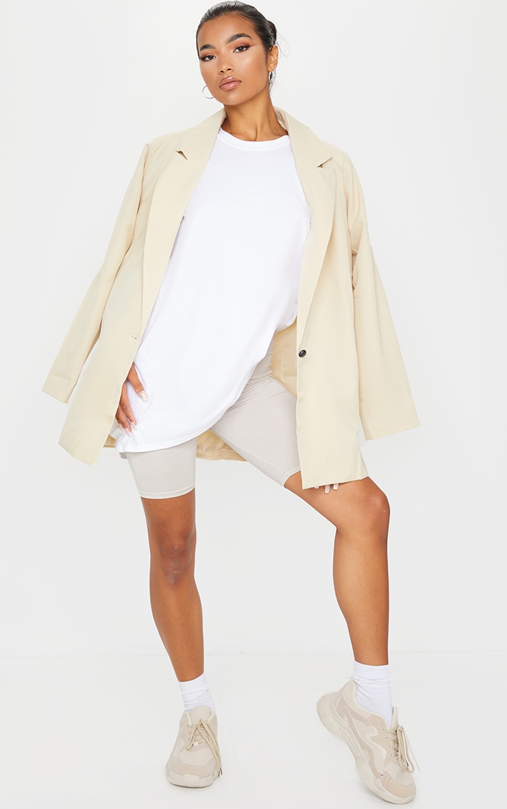 Tee-shirt blanc oversize style boyfriend image 3