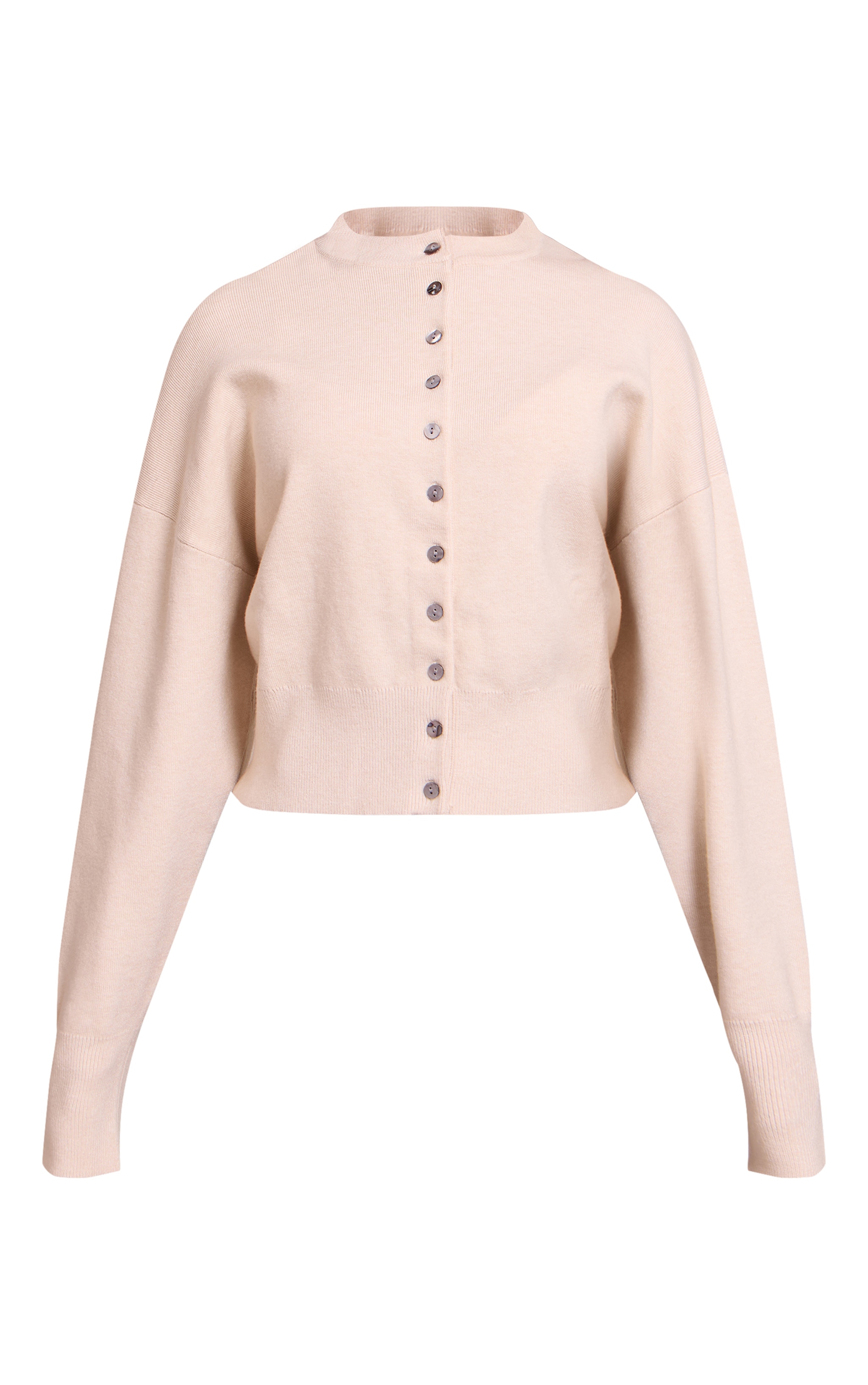 Petite Cream Compact Knit Cardigan image 5