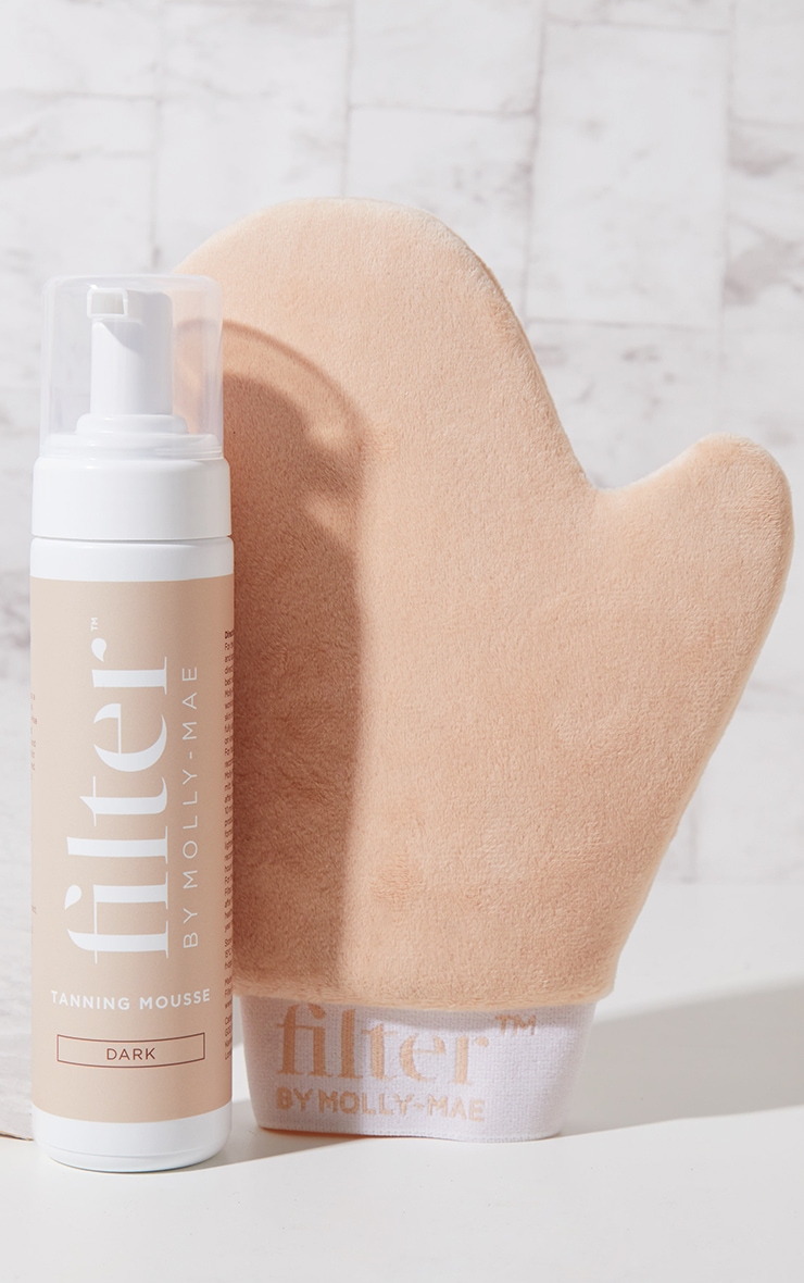 Filter By Molly Mae Tanning Foam Dark Mitt Bundle PrettyLittleThing