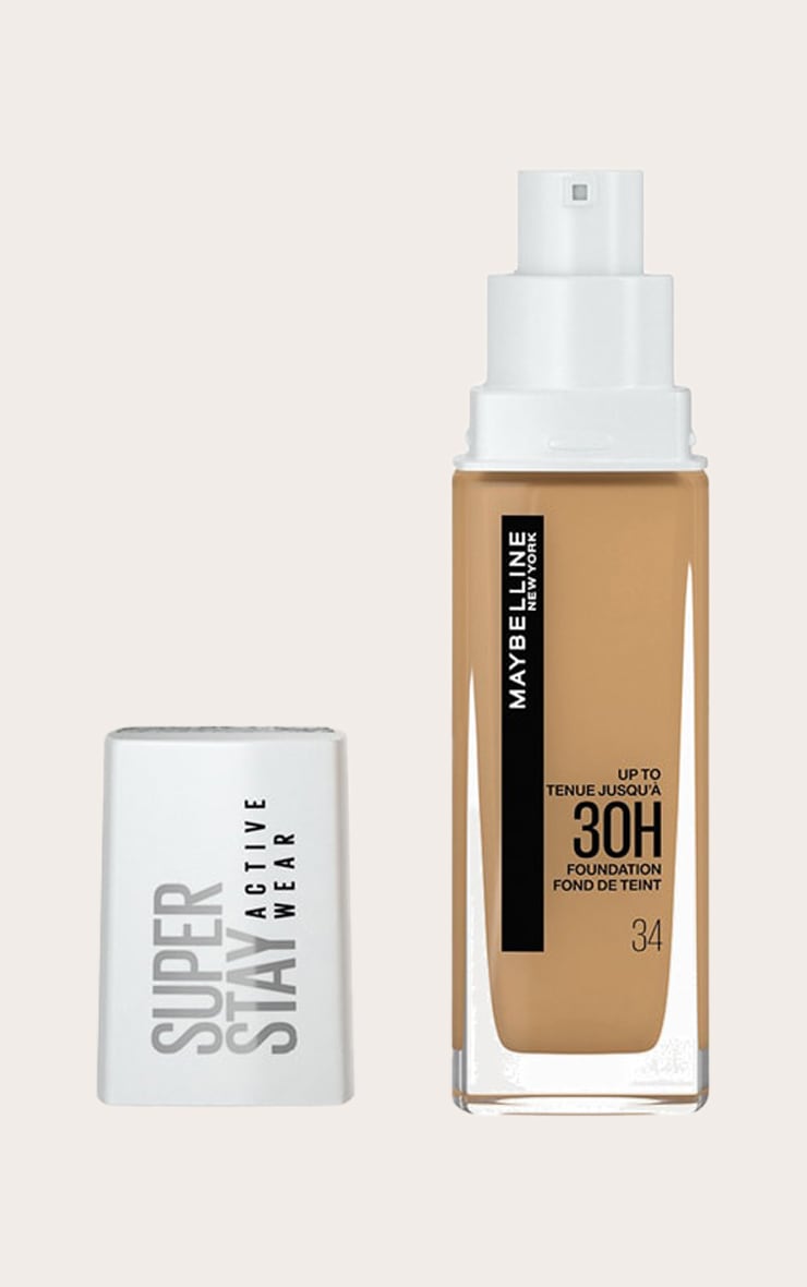Maybelline Superstay Active Wear Full Coverage 30 Hour Long-lasting Liquid Foundation 34 Soft Bronze image 1