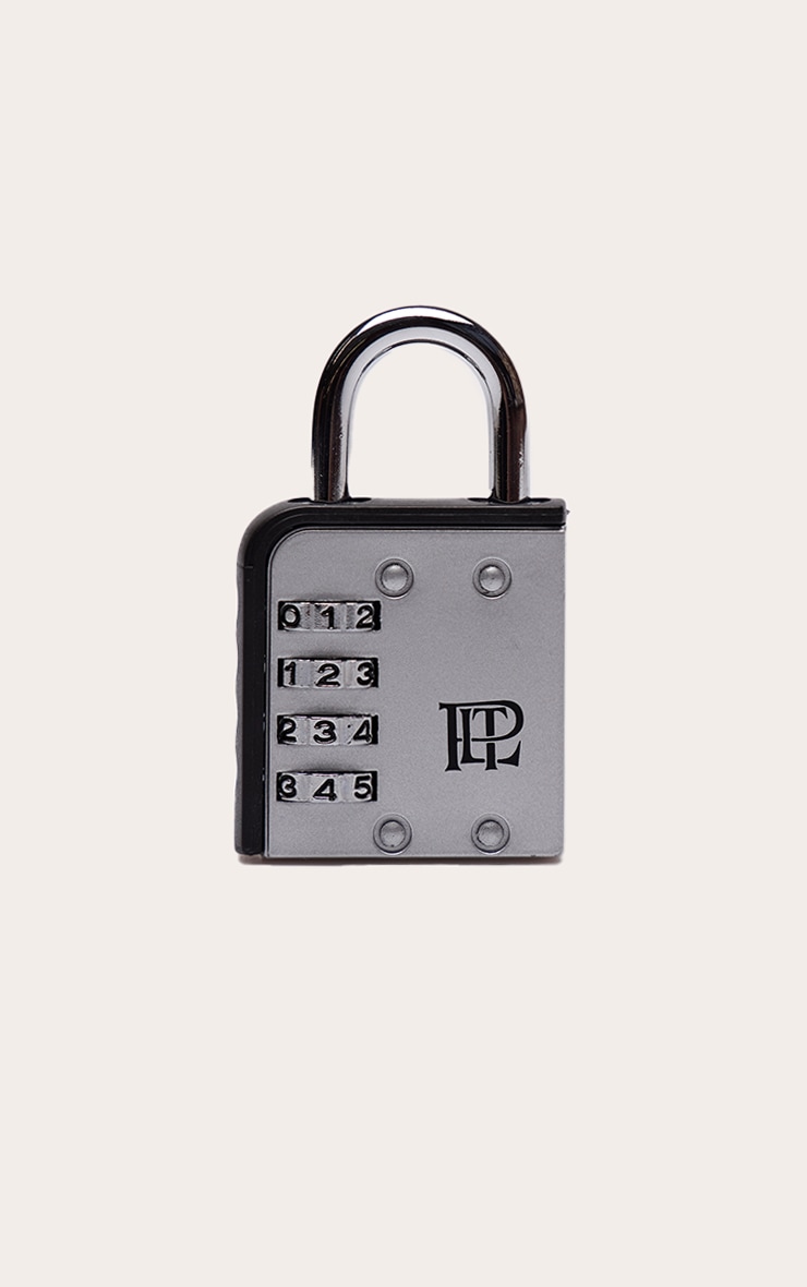PrettyLittleThing Silver Combination Padlock