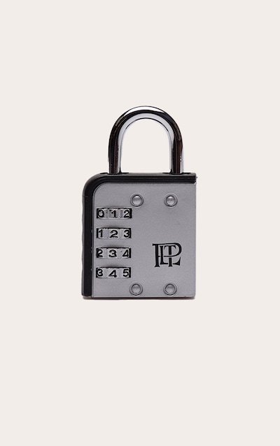 PrettyLittleThing Silver Combination Padlock