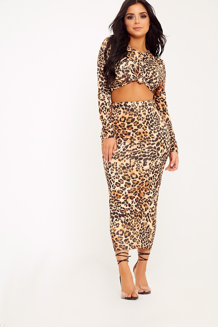 Shape Francisca Leopard Print Coord Skirt PLT Shape