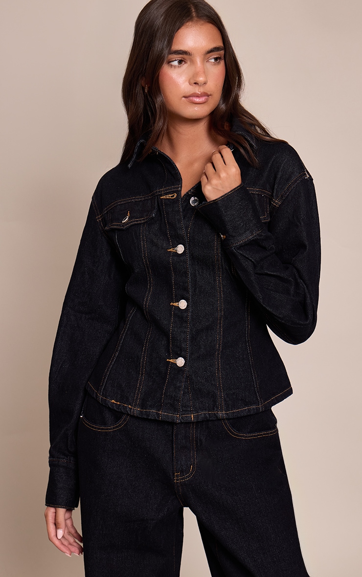 Raw Indigo Wash Mid Waisted Denim Jeans image 4