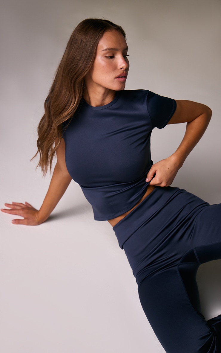 Navy Ultimate Short Sleeve Top image 1